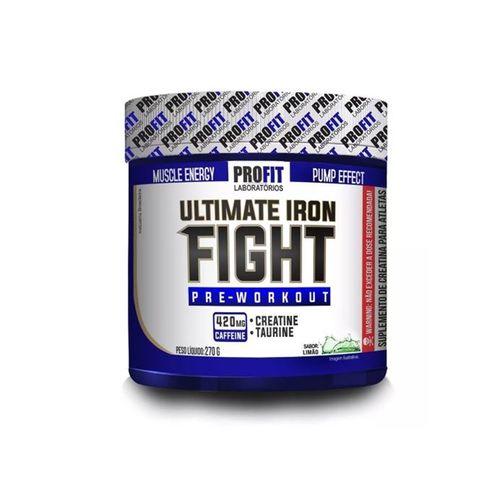 Pré Treino Ultimate Iron Fight - 270g - Profit - Limao