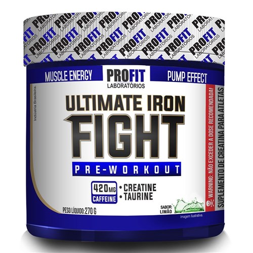 Pré Treino Ultimate Iron Fight - Profit - 270G - Limão
