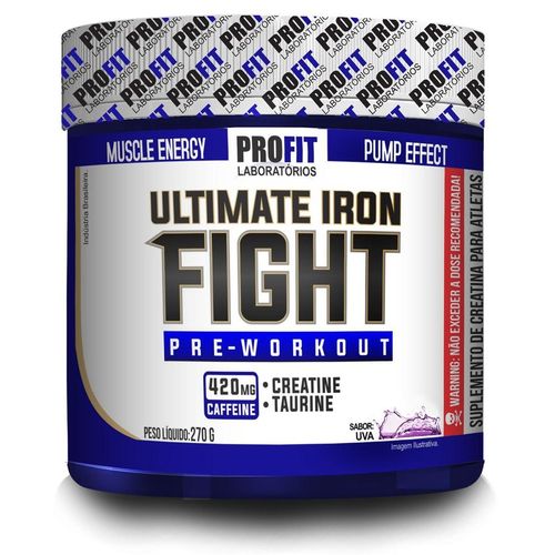 Pré Treino Ultimate Iron Fight Profit 270g