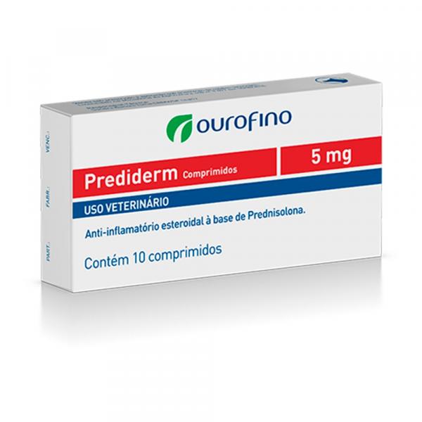 Prediderm 5mg com 10 Comprimidos - Ourofino