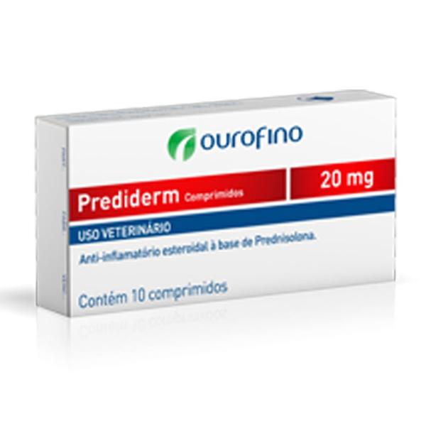 PREDIDERM COMPRIMIDOS 20mg - Cx C/ 10 Comprimidos - Ourofino