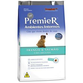 Premier Ambientes Internos Cães Adultos Sabor Frango & Salmão - 2,5 KG