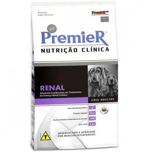 Premier Nutrição Clínica Cães Adultos RENAL - 2Kg - 100-1