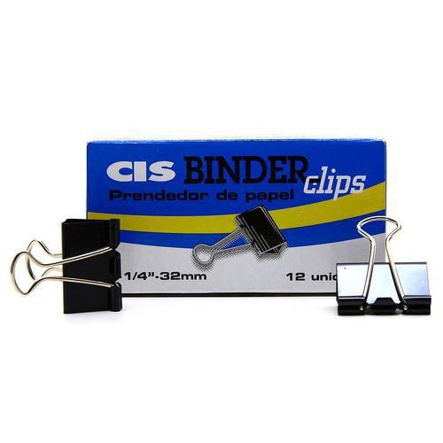 Prendedor Cis Binder Clips 32 Mm 012 Un 291.5300