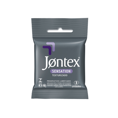 Preservativo Jontex Lubrificado Sensation 3un