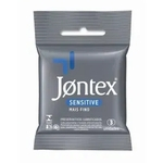Preservativo Jontex Sensitive Com 3 Unidades