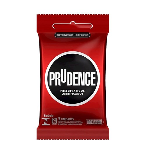 Preservativo Lubrificado com 3 Unidades - Prudence