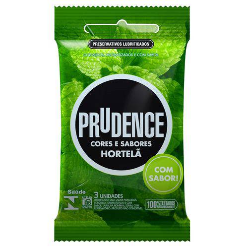Preservativo Prudence Hortelã 3 Unidades