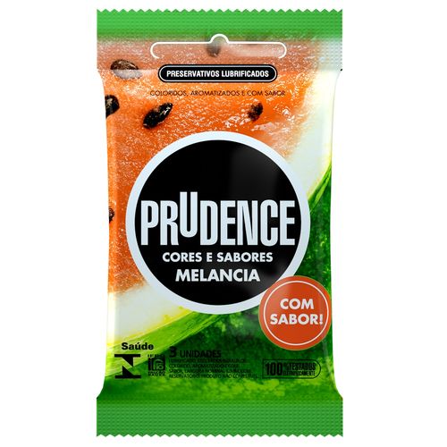 Preservativo Prudence Melancia 3 Unidades