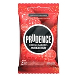 Preservativo Prudence Morango Com 6 Unidades