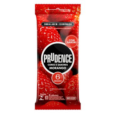 Preservativos Prudence Morango com 6 Un
