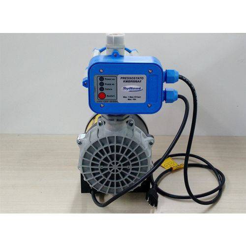 Pressurizador de Agua 1/4cv - 220v, Silencioso Syllent com Pressostato Eletronico (MB63E0003AP-PREL).