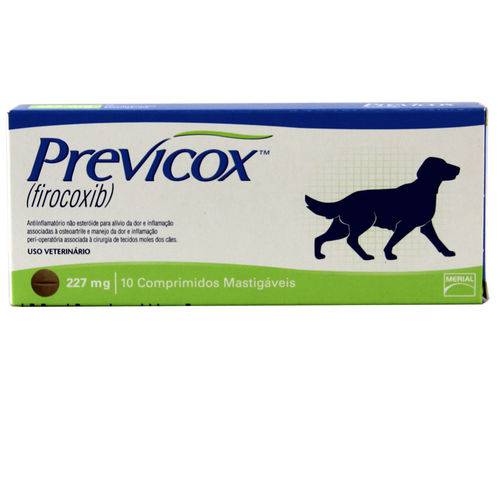 Previcox 227mg Anti-inflamatório Cães 10 Comp - Merial