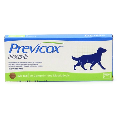 Previcox 227mg para Cães Uso Veterinário com 10 Comprimidos