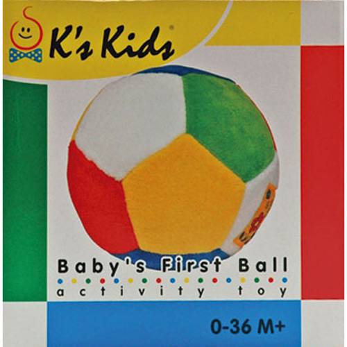 Primeira Bola - Colorida - K´s Kids