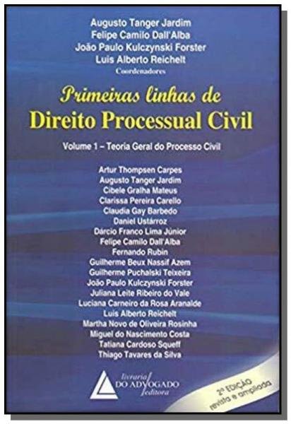 Primeiras Linhas de Direito Processual Civil - Livraria do Advogado
