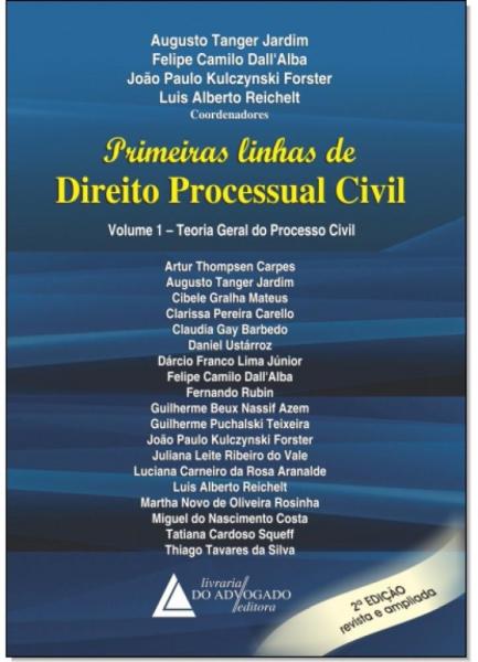 Primeiras Linhas de Direito Processual Civil - Vol.1 - Livraria do Advogado