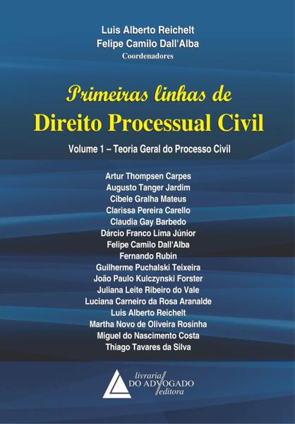 Primeiras Linhas de Direito Processual Civil - Vol. 1 - Livraria do Advogado