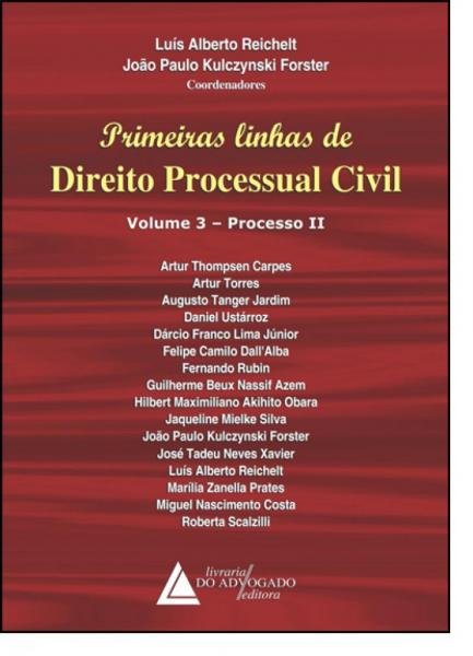 Primeiras Linhas de Direito Processual Civil - Vol.3 - Livraria do Advogado
