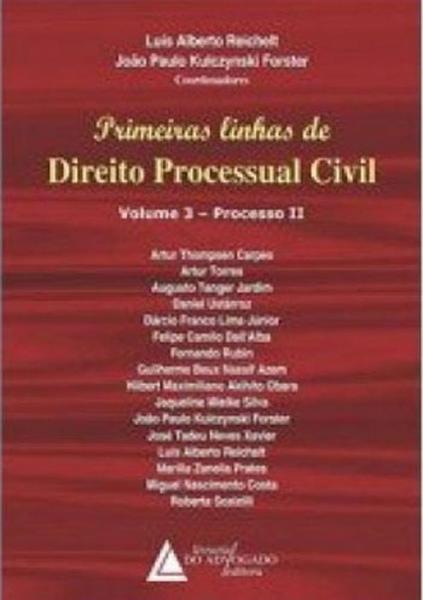 Primeiras Linhas de Direito Processual Civil - Vol. 3 - Livraria do Advogado
