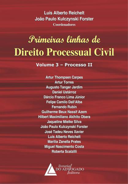 Primeiras Linhas de Direito Processual Civil - Vol. 3 - Livraria do Advogado