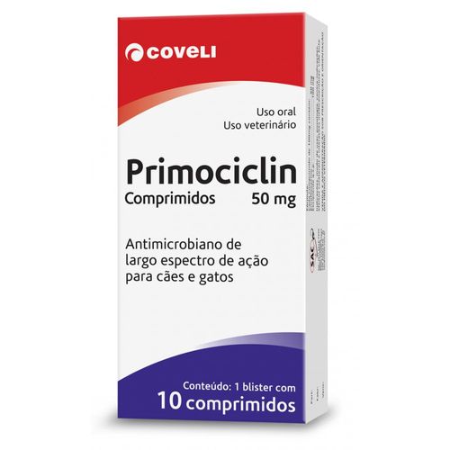 Primociclin 50mg 10 Comprimidos_Coveli 50mg