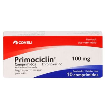 Primociclin Coveli 100mg C/ 10 Comprimidos