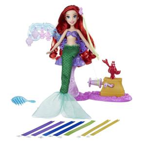 Tudo sobre 'Princesas Boneca Cabelos Mágicos Ariel B6835 Hasbro B6836'