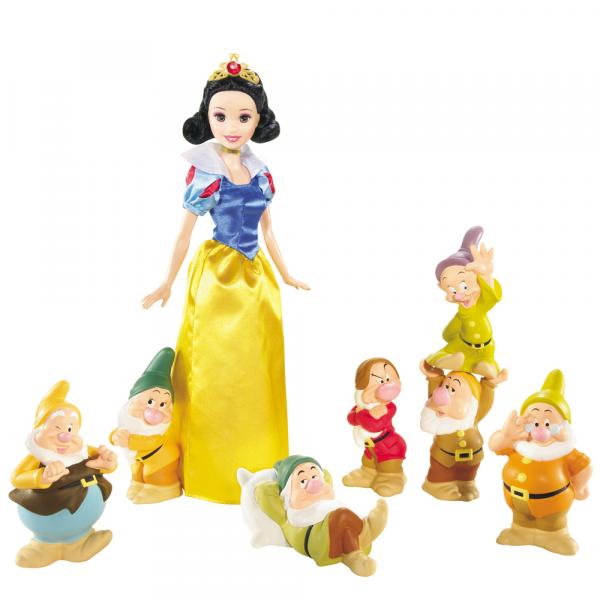 Princesas Disney Branca de Neve e os Sete Anões - Mattel - Princesas Disney