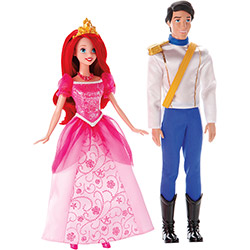 Princesas Disney - Casal Ariel e Príncipe Eric - Mattel