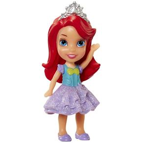 Princesas Disney - Mini Boneca Ariel com Vestido