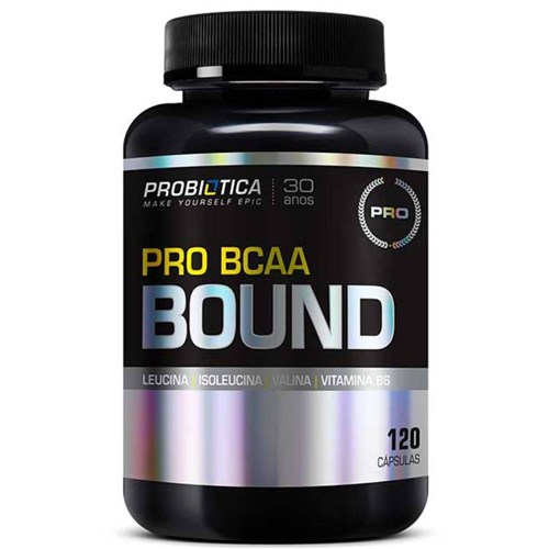 Pro Bcaa Bound - 120 Cápsulas - Probiótica