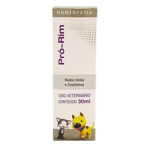 Pró-Rim 30ml Homeopet Real H Homeopatico Cães e Gatos