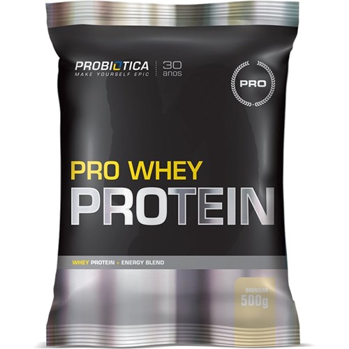 Pro Whey Protein 500G Probiótica - Baunilha