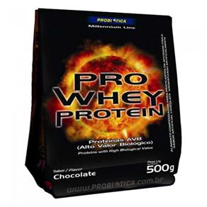 Pro Whey Protein - 500G - Probiótica - Millennium - Morango