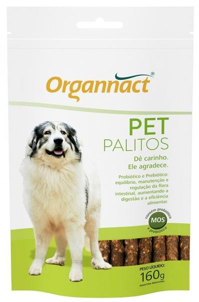 Probiótico Pet Palitos Organnact 160G