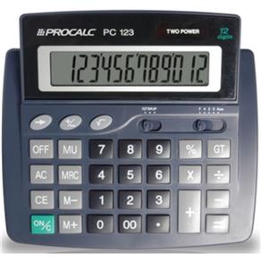 PROCALC - Calculadora de Mesa - 12 Dígitos - PC123