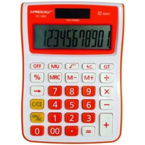Procalc - Calculadora de Mesa 12 Dígitos - Pc100-O