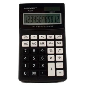 PROCALC - Calculadora de Mesa - 12 Dígitos - PC271