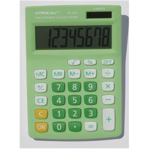 Procalc - Calculadora de Mesa - 8 Dígitos - Pc818