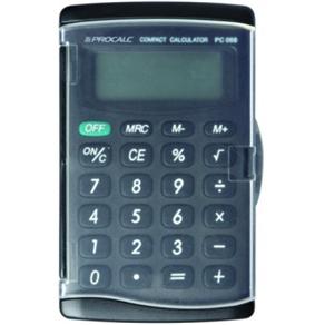 PROCALC - Calculadora Pessoal - 8 Dígitos - PC068-B - PRETO