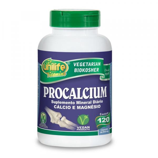 Procalcium 950mg 120 Cápsulas Unilife