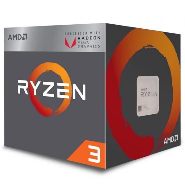 Processador AMD Ryzen 3 2200G Cache 6MB 3.5GHz 3.7GHz Max Turbo VEGA AM4 YD2200C5FBBOX