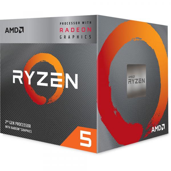Processador AMD Ryzen 5 3400G 6MB 3.7 - 4.2GHz AM4 YD3400C5FHBOX