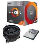 Processador AMD Ryzen 5 3400G Cache 4MB 3.7GHz (4.2GHz Max Turbo) AM4 - YD3400C5FHBOX