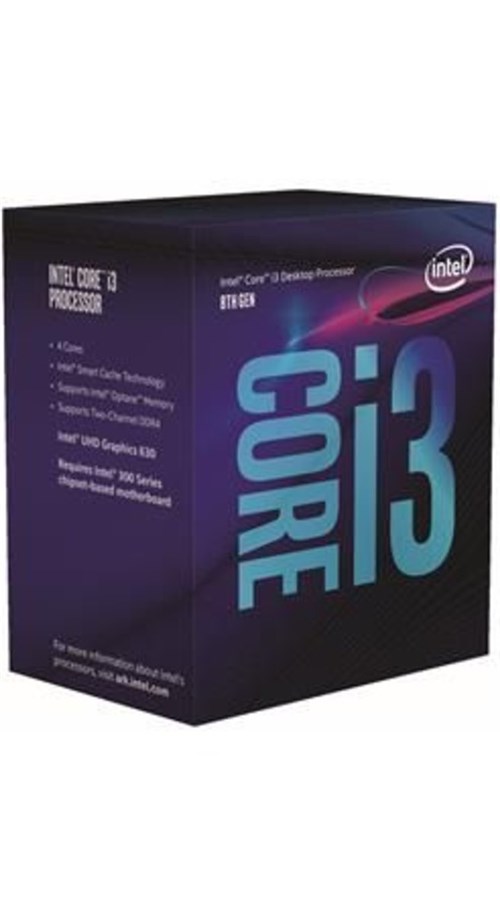 Processador Core I3 Lga 1151 Intel Bx80684i38100 Quad Core I3-8100 3.60Ghz 6Mb Cache Graf Uhd 8Ger