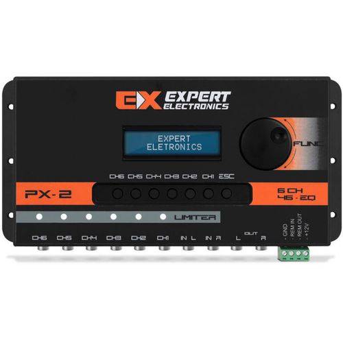 Tudo sobre 'Processador de Áudio Banda Expert Electronics Px2 6 Vias'