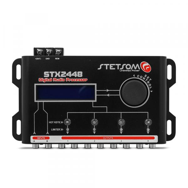 Processador de Áudio STX2448 2 Entradas e 4 Saídas - Stetsom - Stetsom