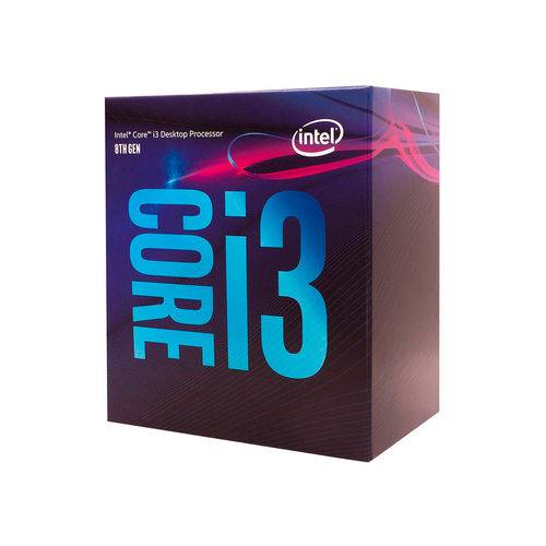 Processador Intel Core I3 8100 3.6ghz 6mb 8ª Geração Coffee Lake 1151 Bx80684i38100