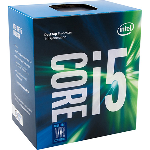 Processador Intel Core I5-7400 Kaby Lake 7ª Geração Cache 6mb, 3.0ghz (3.5ghz Max Turbo) Lga 1151 Intel Hd Graphics